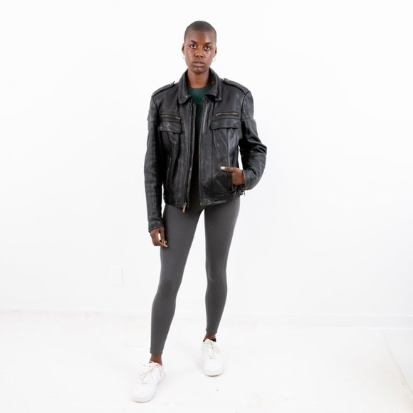 Vintage Harley Davidson Jacket M Leather Biker - Picture 13 of 14